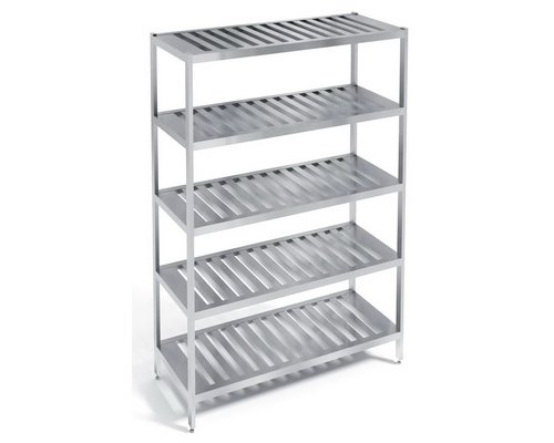 Стеллаж кухонный решетчатый 5-уровневый С-5Р-0,65/1,2/2,0