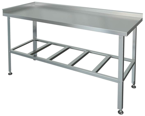 Стол разделочно-производственный с двумя бортами СРП-2л-0,6/1,5