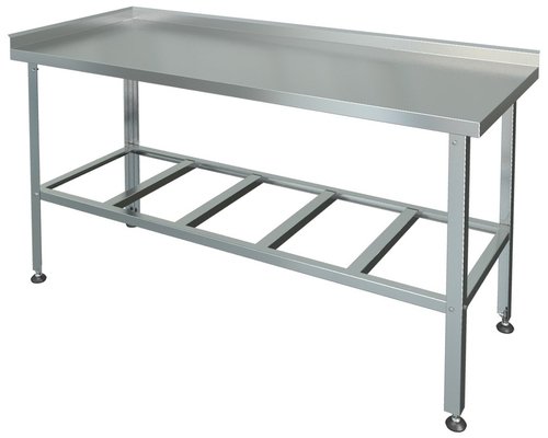 Стол разделочно-производственный с двумя бортами СРП-2л-0,6/1,8