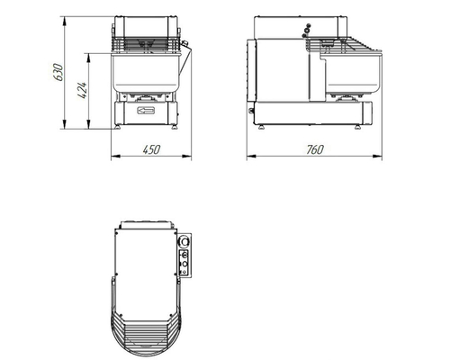 Тестомес спиральный Abat ТМС-20НН-1Ц