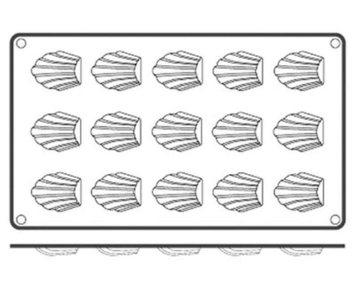 Форма для выпечки гибкая Paderno 47742-36