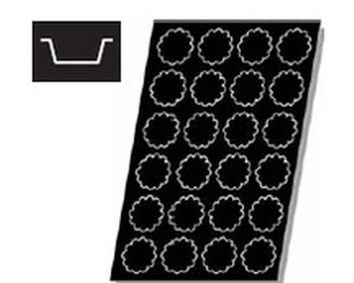 Форма для выпечки гибкая Paderno (круг 81 мм)