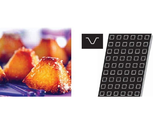 Форма для выпечки гибкая Paderno (пирамида)