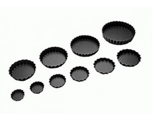 Форма для выпечки круглая рифленая Paderno (3 шт)