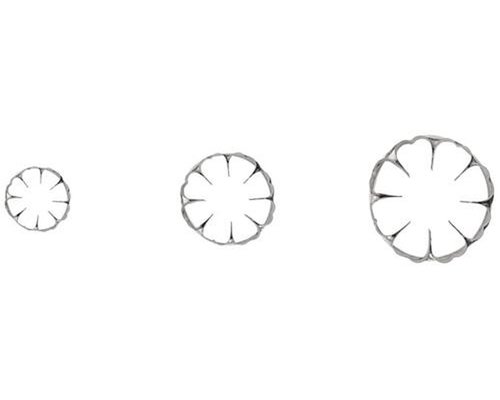 Набор форм для выпечки Paderno (ромашки) 3 шт