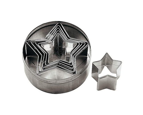 Набор кондитерских форм Paderno 47303-10 (звезда)