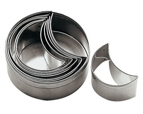 Набор кондитерских форм Paderno 47312-10 (полумесяц)