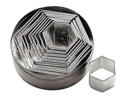 Набор кондитерских форм Paderno 47314-10 (шестигранник)