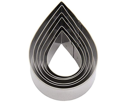 Набор кондитерских форм Paderno (капля) 6 шт