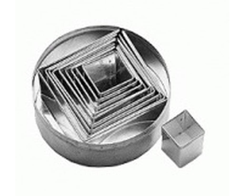 Набор кондитерских форм Paderno (квадрат 12 см) 6 шт