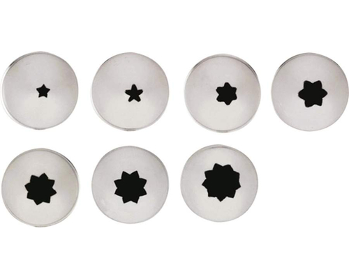 Набор кондитерских насадок Paderno 47357-21 (7 шт)