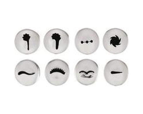 Набор кондитерских насадок Paderno 47357-27 (8 шт)