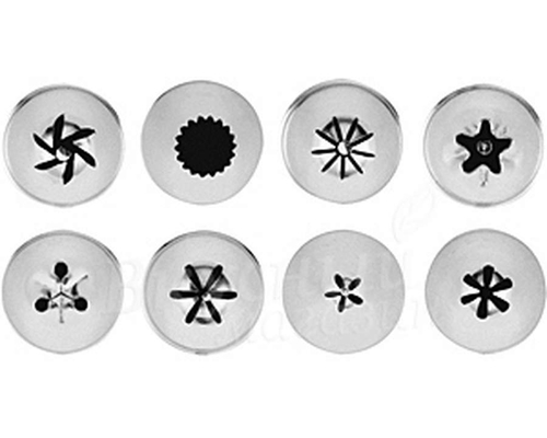 Набор кондитерских насадок Paderno 47357-30 (8 шт)