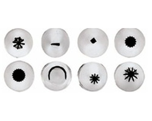 Набор кондитерских насадок Paderno 47357-31 (8 шт)