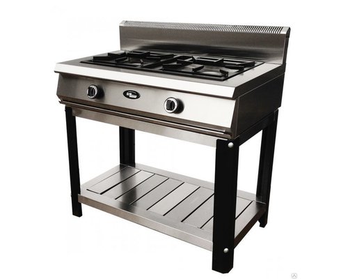 Плита газовая 2-горелочная Ф2ЖТЛПГ (усиленная, на подставке)