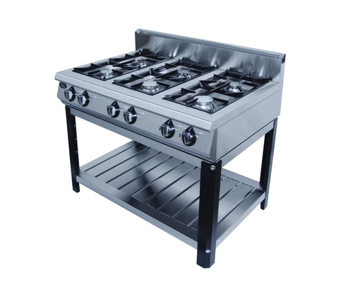 Плита газовая 6-горелочная Ф6ПГ/800 (на подставке)