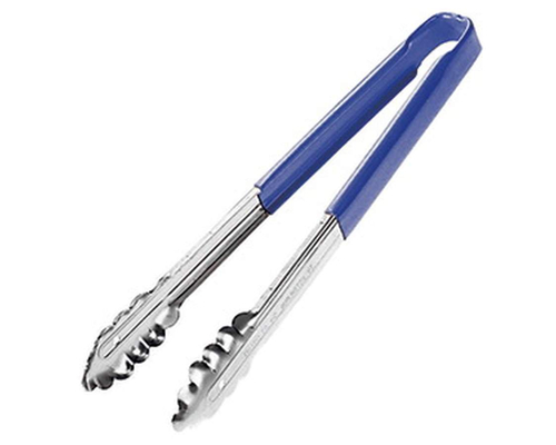 Щипцы кухонные металлические 30,5 см Paderno (синяя ручка)