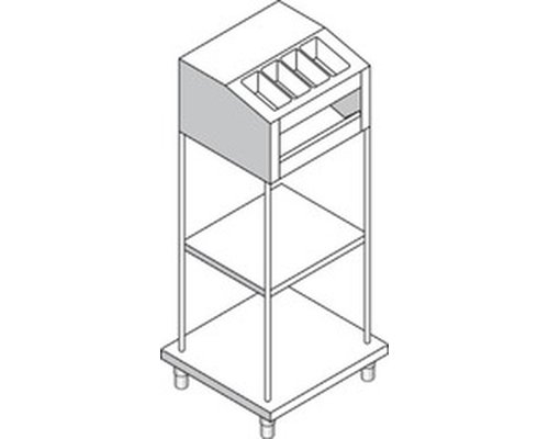 Диспенсер для хлеба и приборов Emainox 8PPV11
