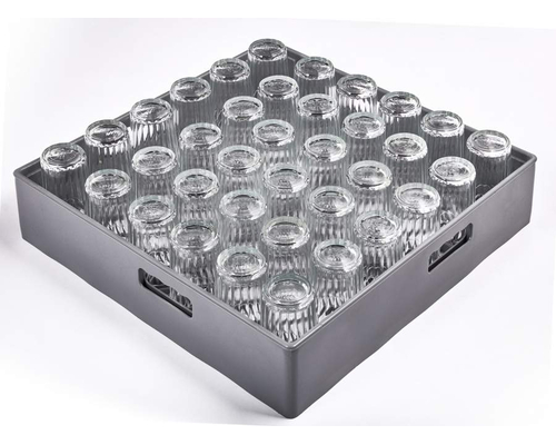 Корзина нейтральная (кассета для стаканов и чашек) 500х500х90 мм. Италия