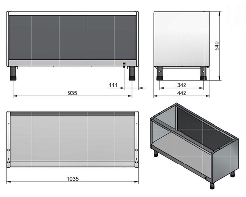Модуль нижний МН-35