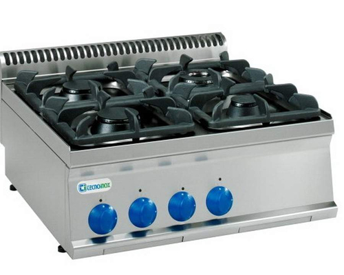 Плита 4-конфорочная 700 серии Tecnoinox PC70G7 ГАЗ