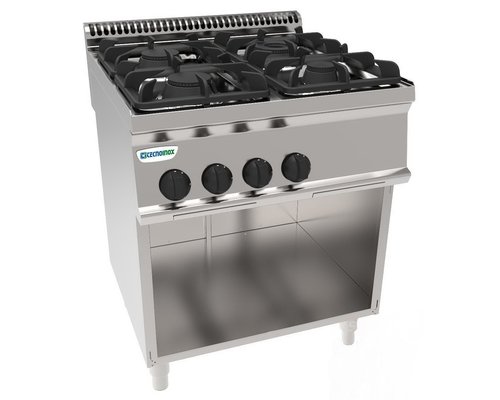 Плита 4-конфорочная 700 серии Tecnoinox PC70G7A ГАЗ