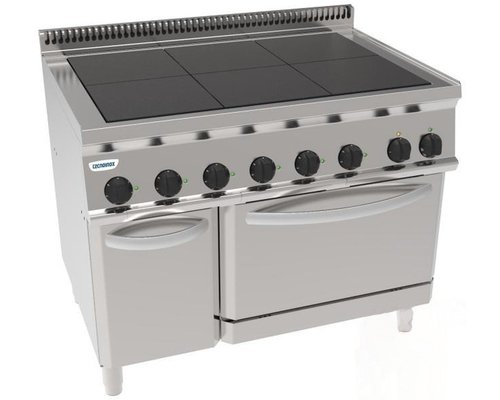 Плита 6-конфорочная 700 серии Tecnoinox PFU105E7