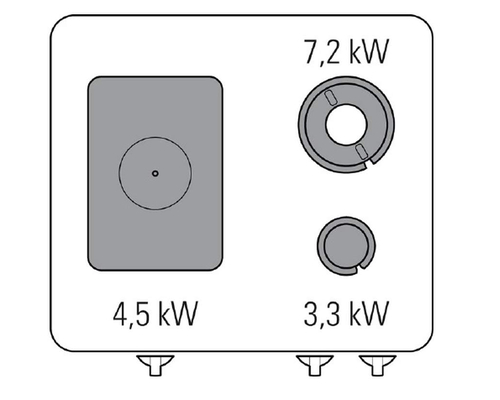 Плита газовая комбинированная 740 серии Tecnoinox PFPG8GG7