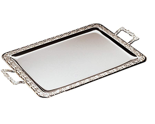 Поднос металлический с ручками APS 00082