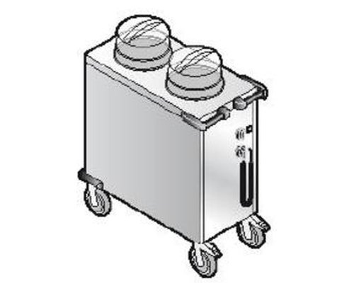 Подогреваемый диспенсер для тарелок Emainox 8CSPC