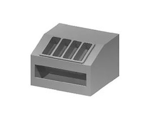 Прилавок для приборов и хлеба Emainox РВ8 (встроенный)