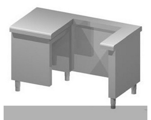 Прилавок кассовый Emainox 8CSX 15