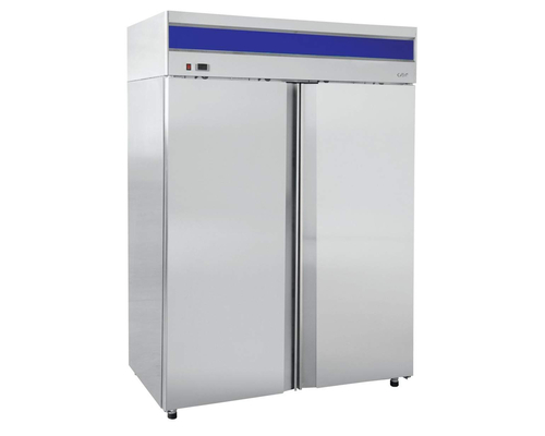 Шкаф холодильный Abat ШХс-1,4-01 нерж. (1485х820х2050) t 0...+5С, верх. агрегат