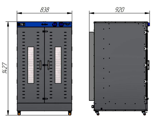 Шкаф сушильный Abat ШС-32-2Г-02