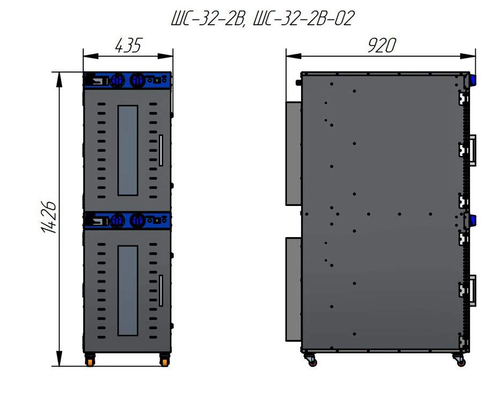 Шкаф сушильный Abat ШС-32-2В