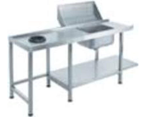 Стол для грязной посуды Comenda LC 1800 L (с отверстием)