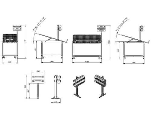 Стол для овощей 1220х600