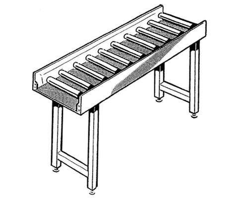 Стол роликовый Comenda 100 см (с концевым выключателем)