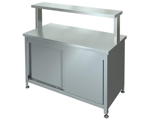 Стол-тумба купе с двух сторон СТК-2-1200/600 с полкой ПО-3