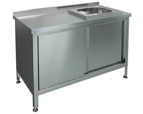 Стол-тумба купе с мойкой СТКМП-1-1200/700