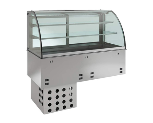 Встраиваемый прилавок-витрина для холодных блюд Emainox I7VV2RVR3