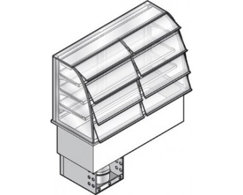 Встраиваемый прилавок-витрина для холодных блюд Emainox I7VVC3RVR4