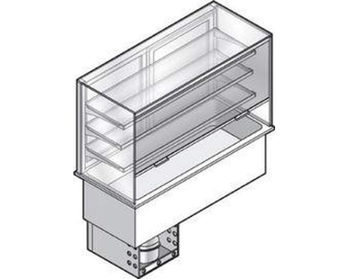Встраиваемый прилавок-витрина для холодных блюд Emainox I7VVQC3RPR4