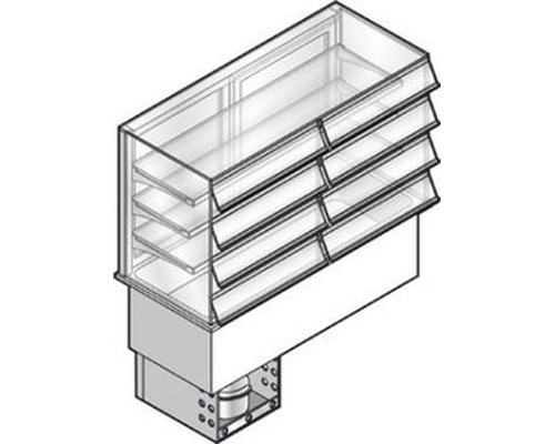 Встраиваемый прилавок-витрина для холодных блюд Emainox I7VVQC3RVR2
