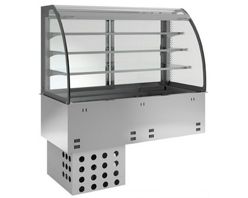 Встраиваемый прилавок-витрина для холодных блюд Emainox I7VVT3RVR2