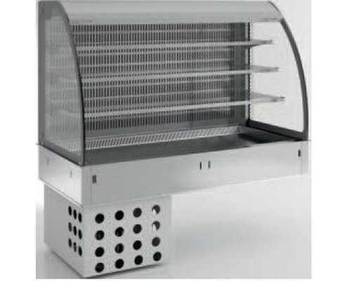 Встраиваемый прилавок-витрина для холодных блюд Emainox I7VVT3RVR3