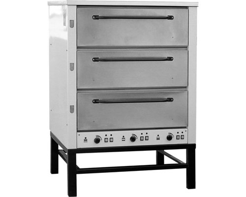 Хлебопекарная ярусная печь ХПЭ-500 (нержавеющая)