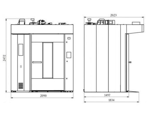 Печь хлебопекарная ''Муссон-ротор'' 99МР-01 (разборная)