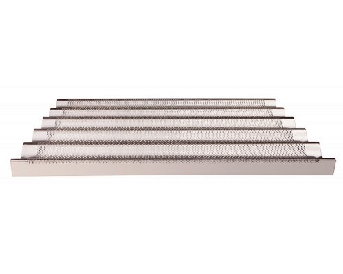 Перфорированный алюминиевый противень Radax 600х400 с 5 каналами