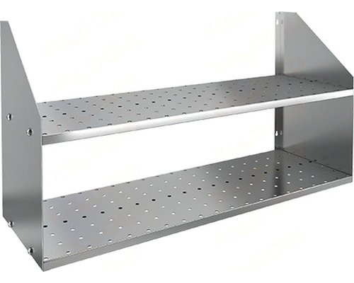 Полка настенная двойная с перфорацией НПД-6/3 П